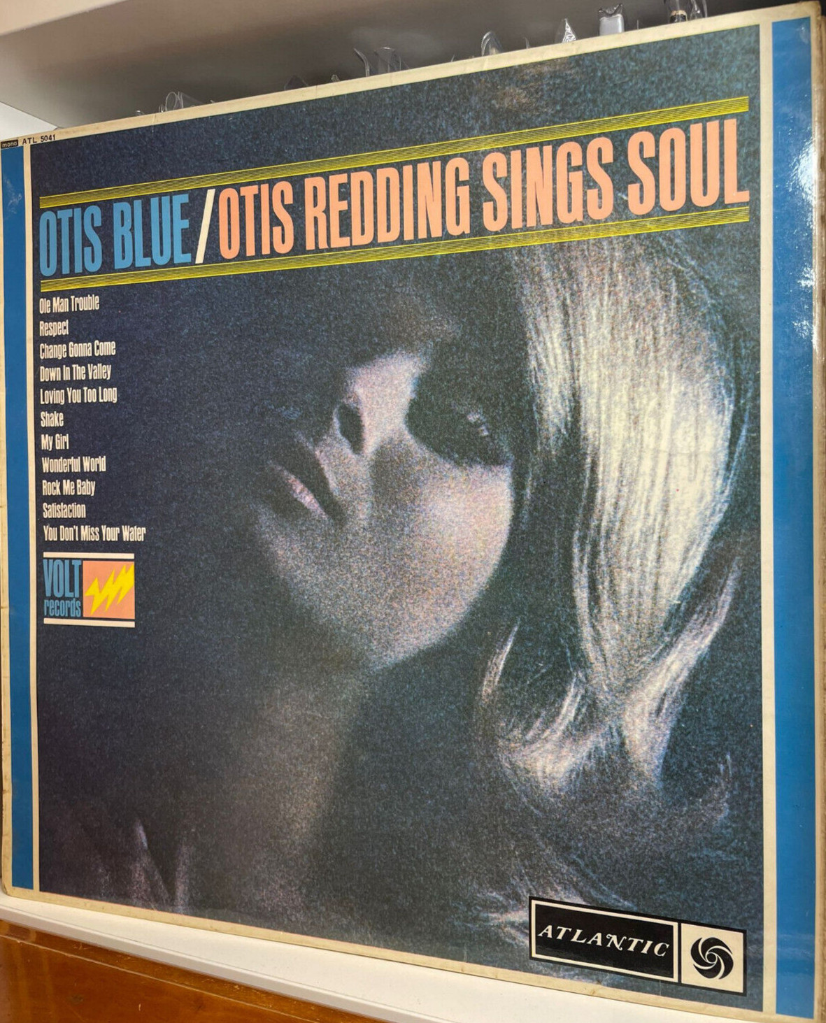 OTIS REDDING – OTIS BLUE / SINGS SOUL Rare 1st UK 1966 Atlantic ATL5041 VG+