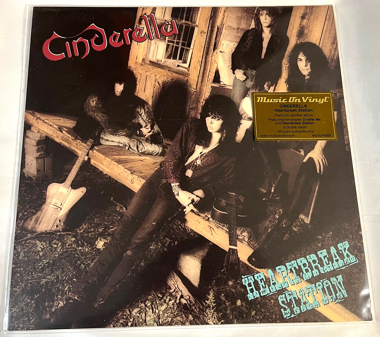 Cinderella – Heartbreak Station -LP Vinyl 180G Audiophile Music On Vinyl MOV New