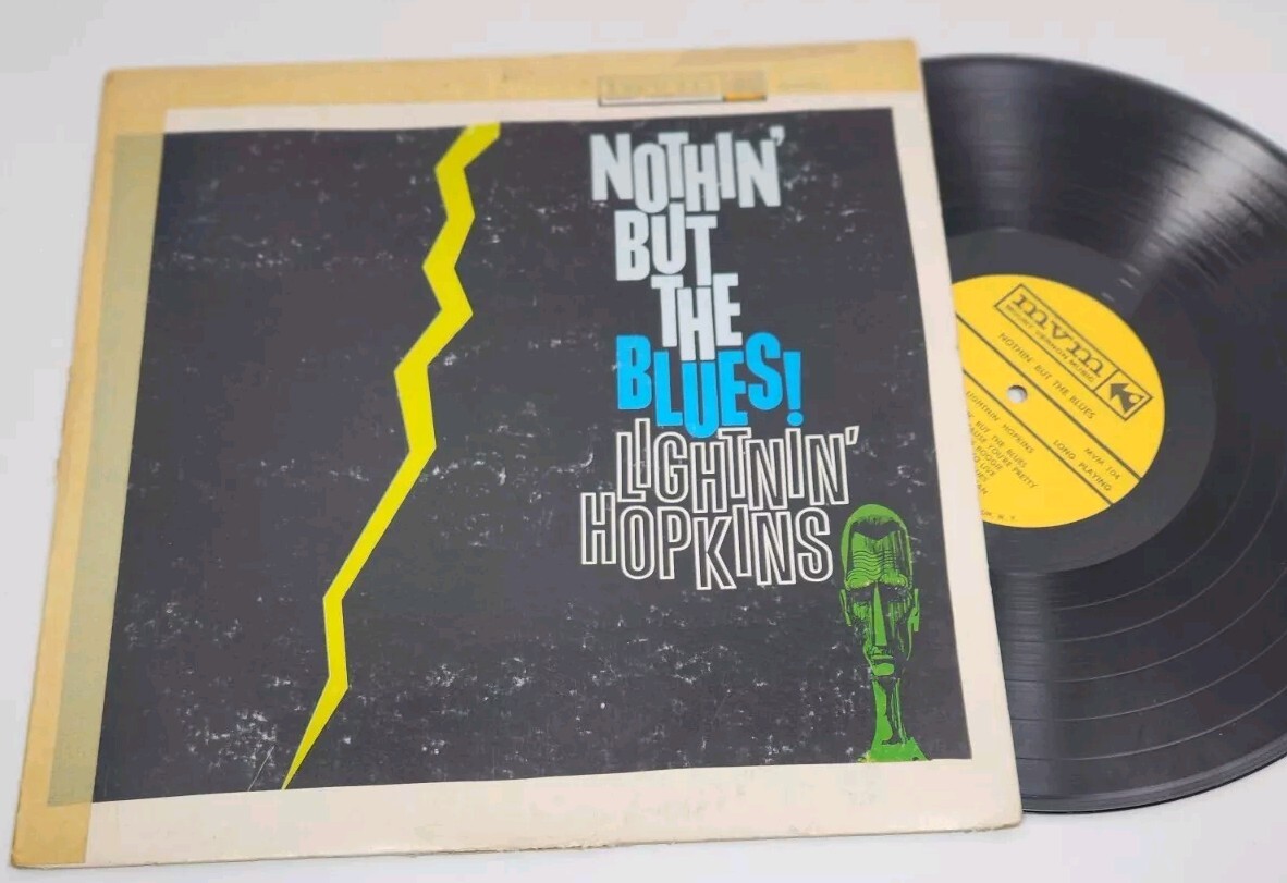 Lightnin’ Hopkins – Nothin’ But The Blues – LP- Mount Vernon MVM 104 – VG to VG+