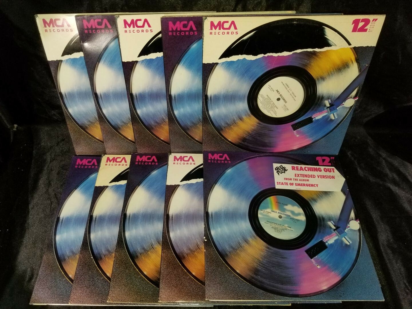 Vinyl Records, X-10 James Taylor, Steel Pulse, New Edition & More MCA Promo