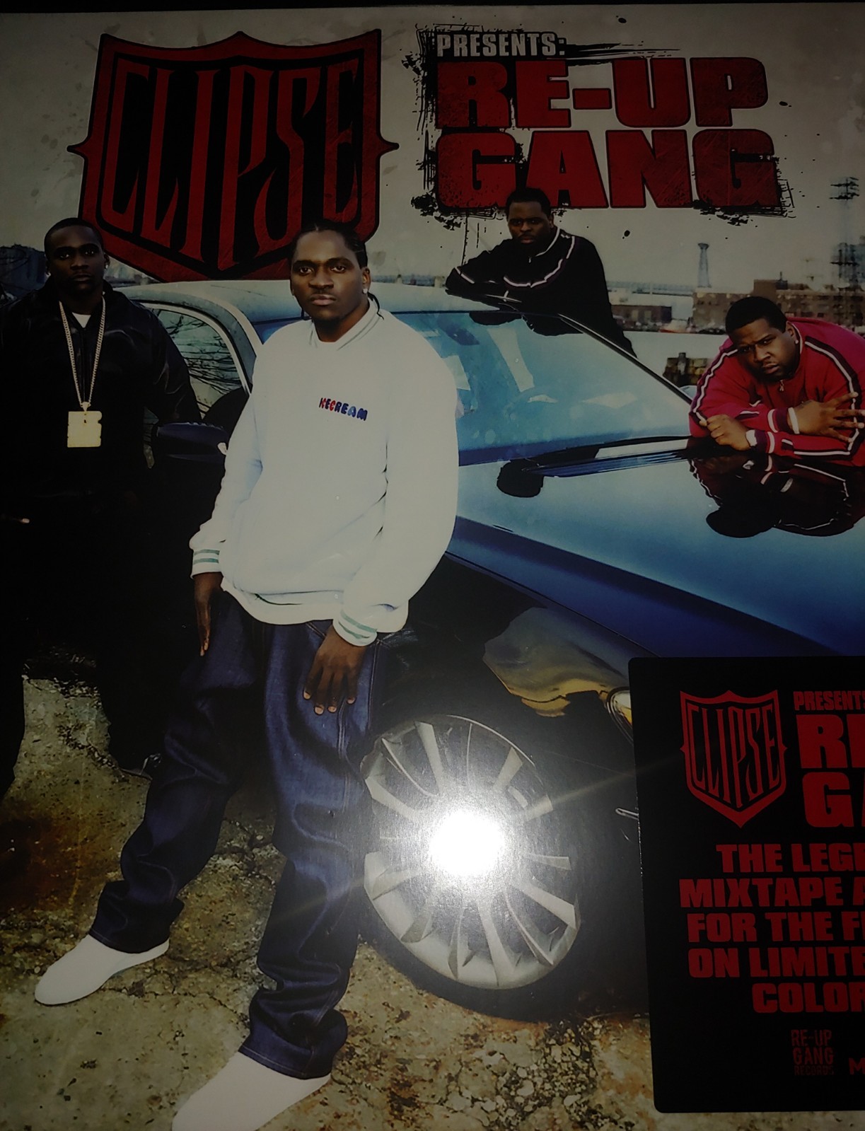 Clipse Presents Re-Up Gang Colored LP Get On Down Exclusive Red White Vinyl