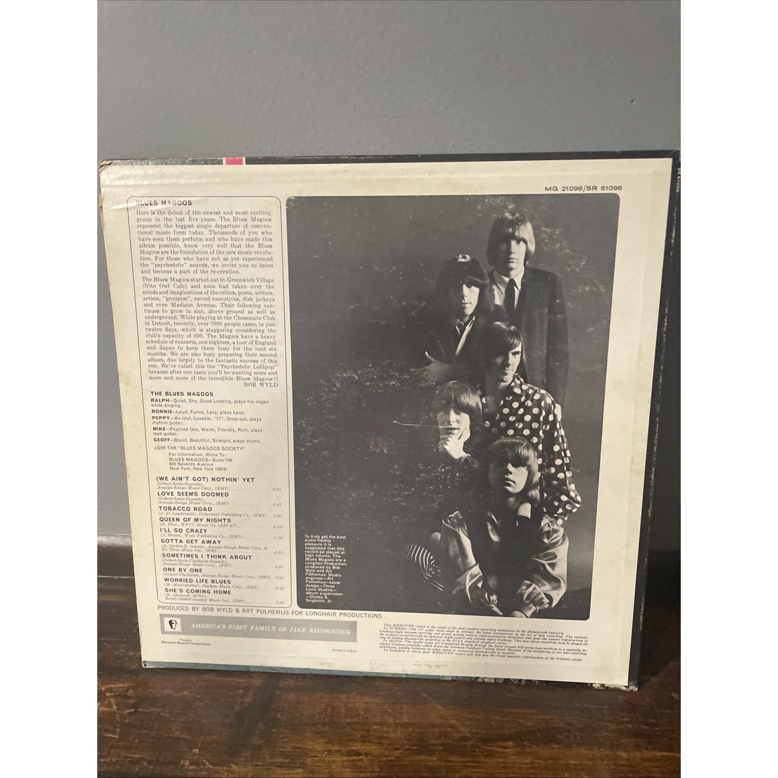 Psychedelic Lollipop LP ~ BLUES MAGOOS PSYCH Late issue TOBACCO ROAD GARAGE ROCK