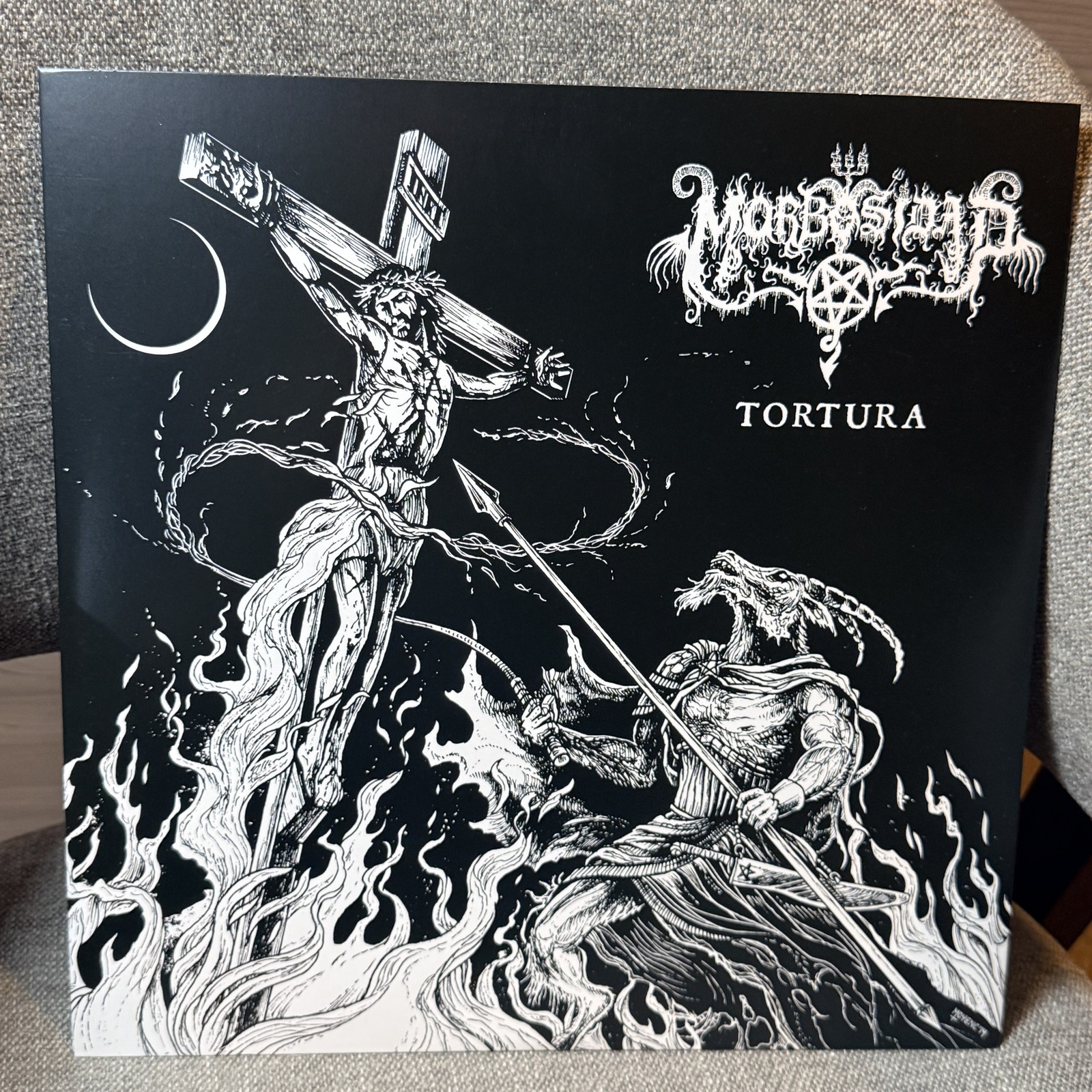 Morbosidad – Tortura LP Vinyl Record Black Metal Anti-Goth 079 2012 Black