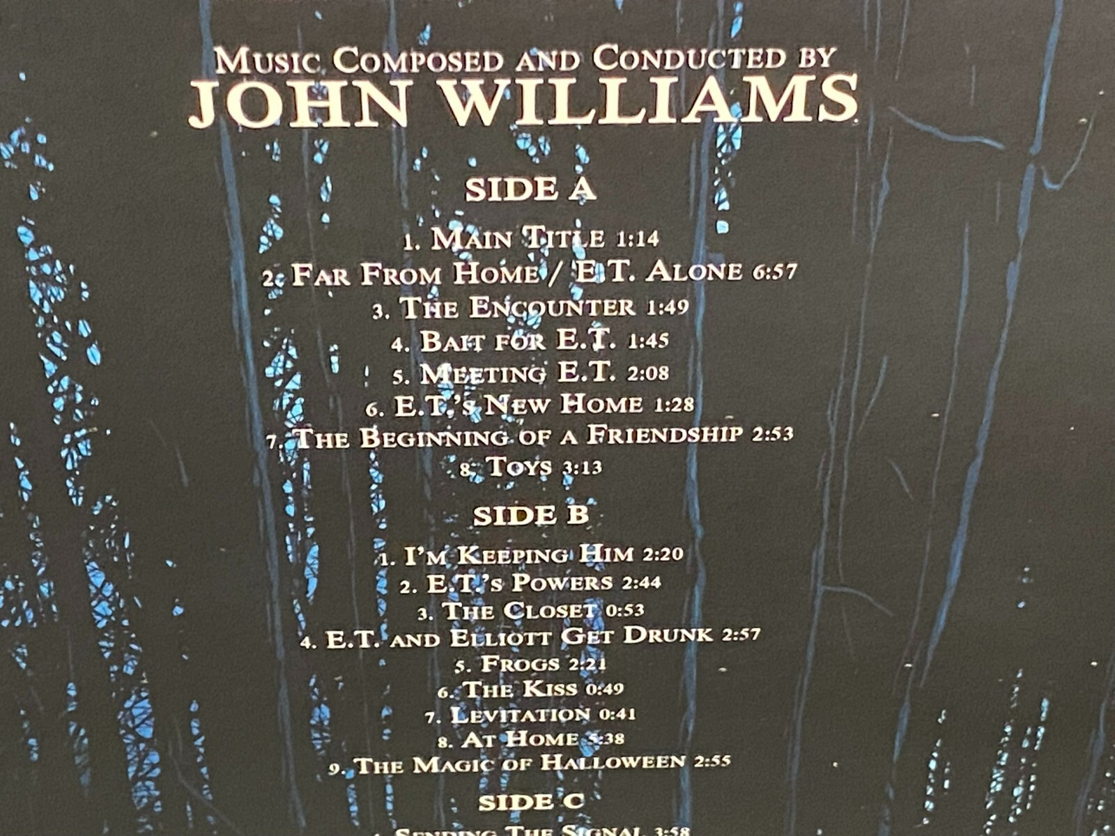 E.T. THE EXTRA TERRESTRIAL – Soundtrack, Ltd 40th Anni 180G 2LP BLACK VINYL New!
