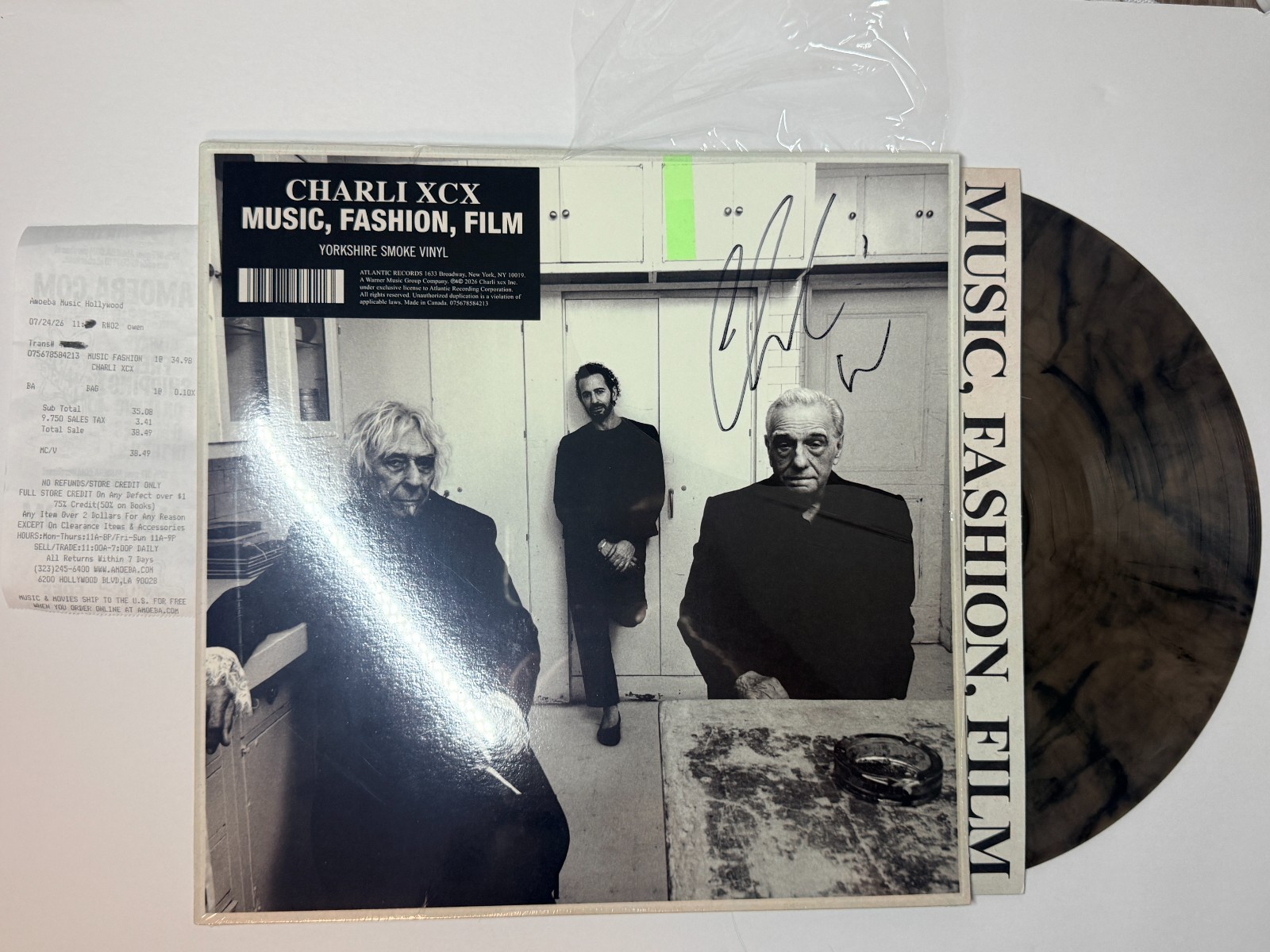 Charli XCX – Music, Fashion, Film **SIGNED VINYL** Amoeba / Yorkshire / 2026