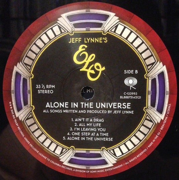 Jeff Lynne’s ELO – Alone In The Universe | 180g Vinyl LP | Platinum Album