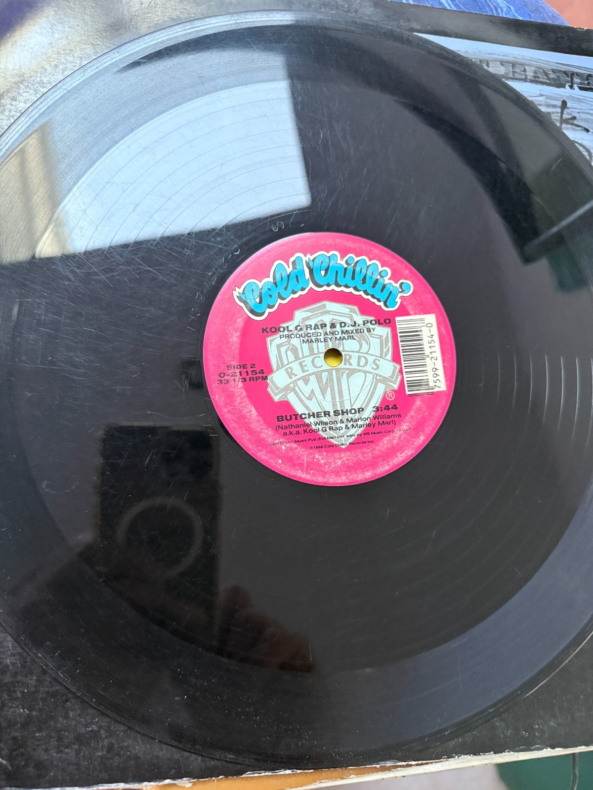 LP Kool G Rap Road To The Riches Cold Chillin’ Warner G+