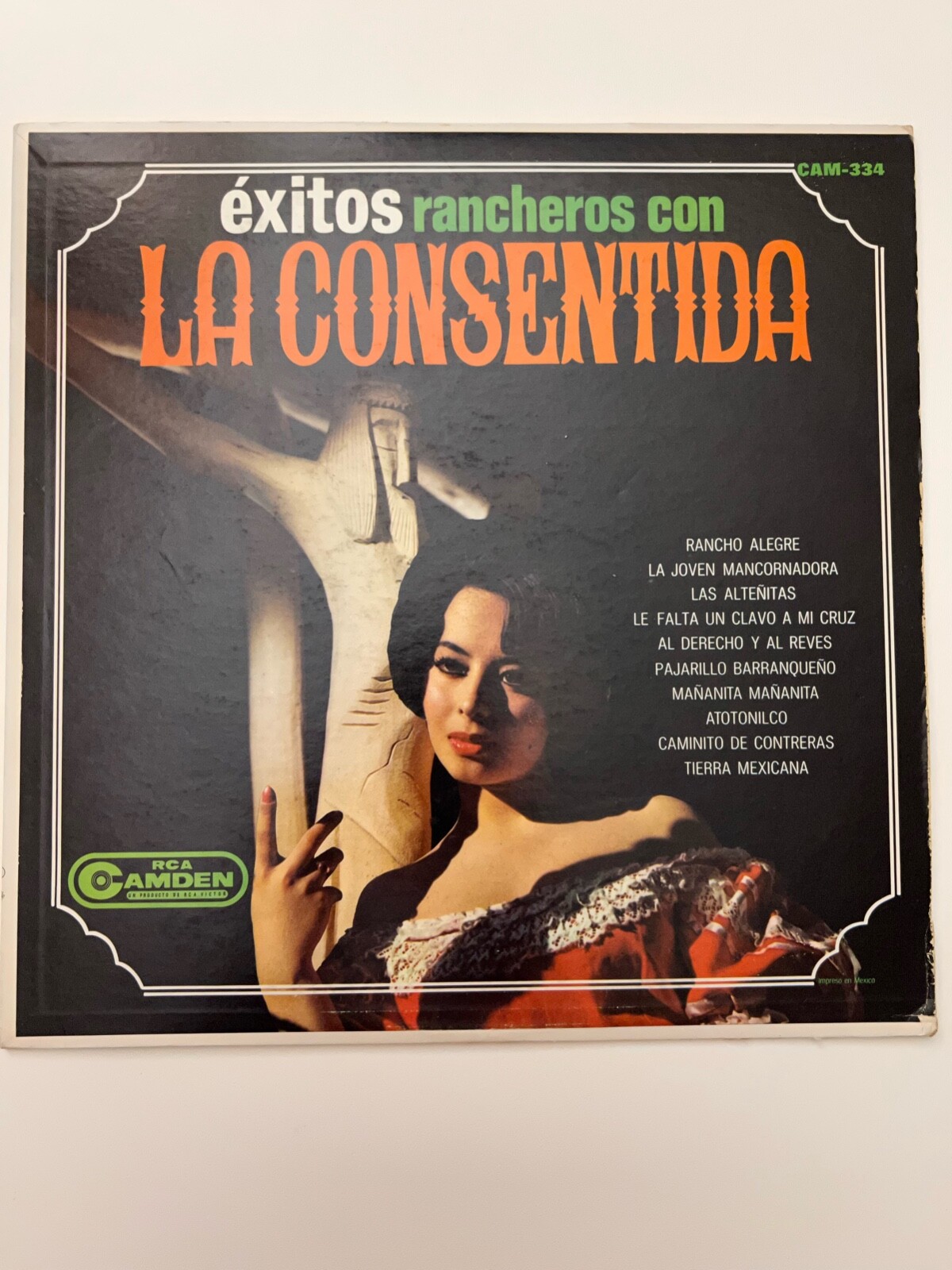Exitos Rancheros Con La Consentida LP RCA Camden 334 VG