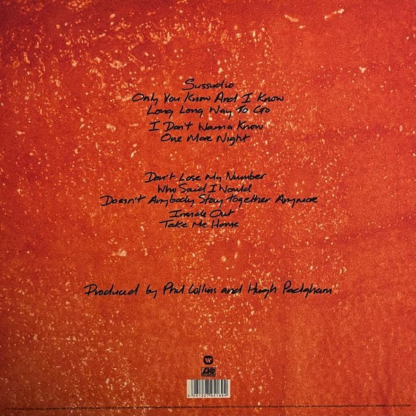 PHIL COLLINS – NO JACKET REQUIRED – LP – VERY RARE – ORANGE VINYL – 35TH – NEW!