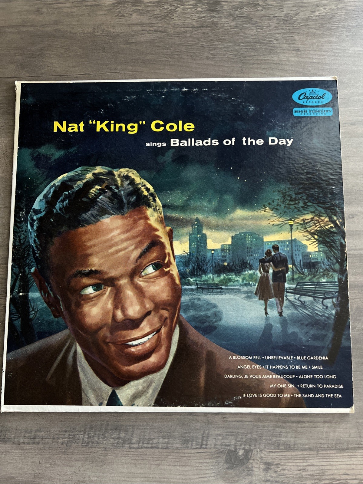 Nat King Cole Sings Ballads Of The Day LP Capitol High Fidelity Vinyl