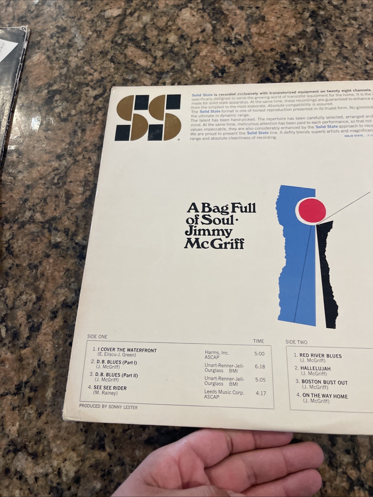 SOLID STATE JIMMY MCGRIFF “A BAG FULL OF SOUL JUKEBOX 7” mini-LP UA