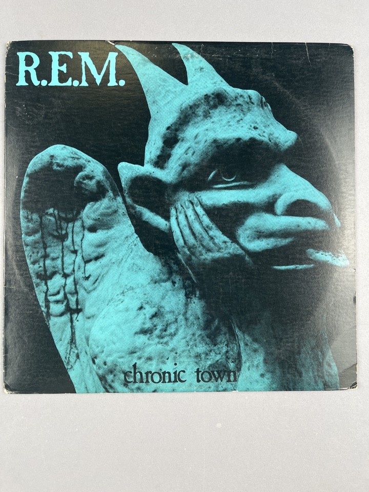 R.E.M Chronic Town ’85 Blended Barcode Reissue 1985 12″ LP