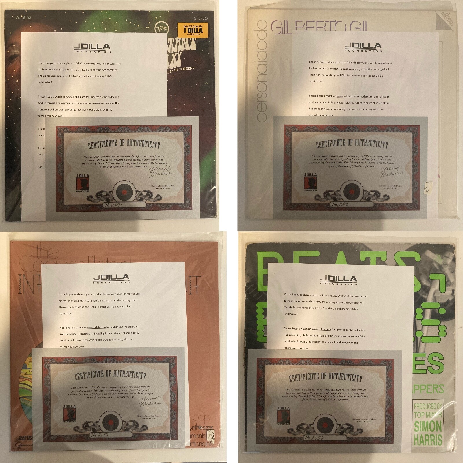 1x LP from a lot of 50 – J Dilla Foundation / James Dewitt Yancey’s Collection