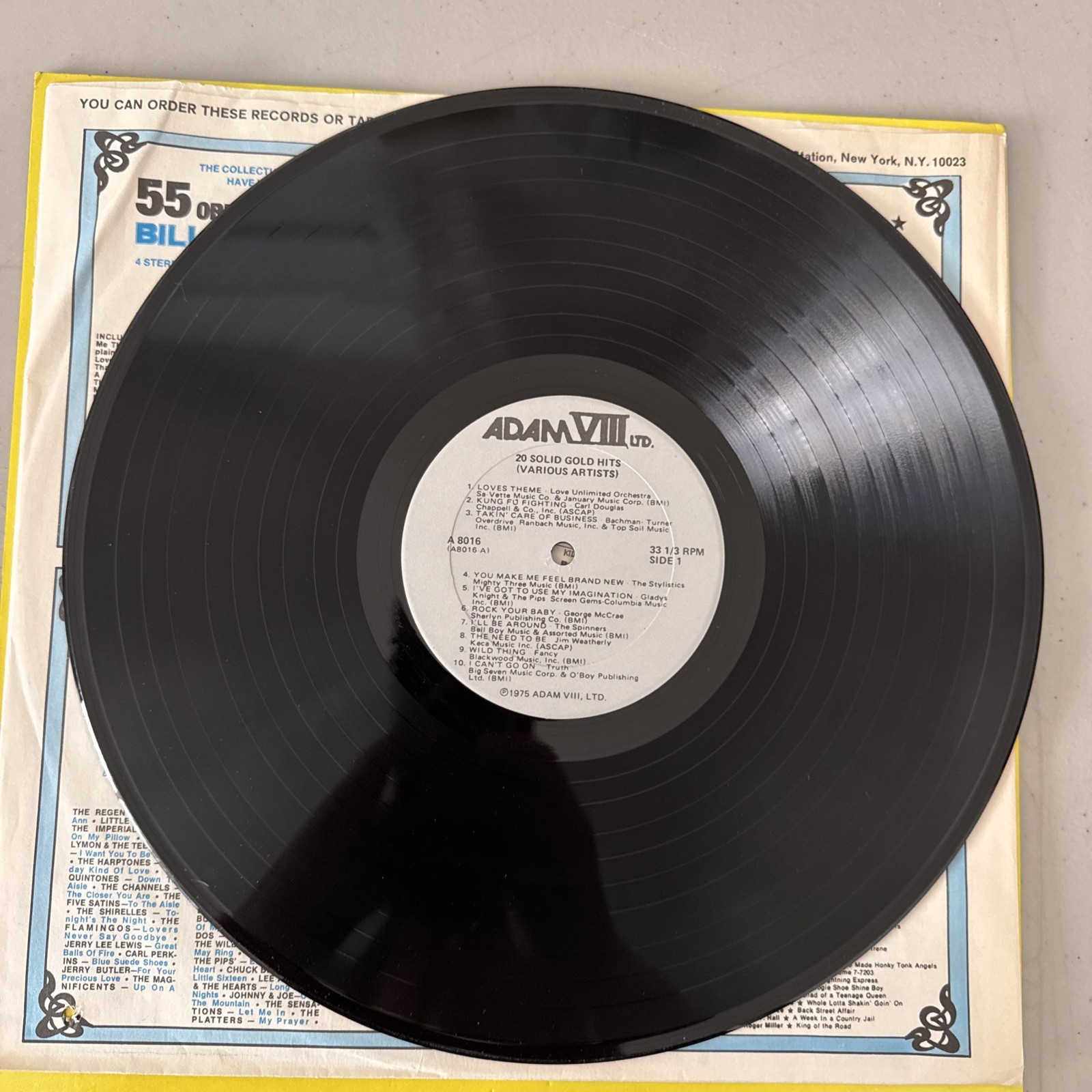 20 Solid Gold Hits Original Hits By Original Artists Vinyl LP VG+/VG Like K-Tel