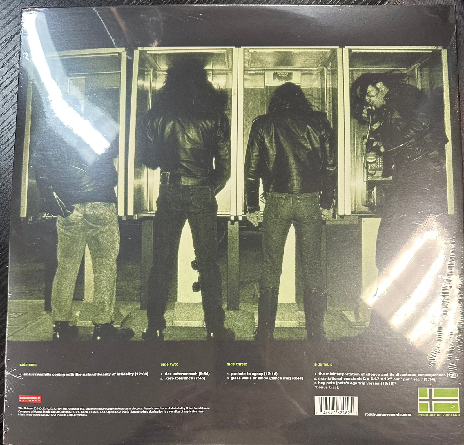 Type O Negative – Slow, Deep And Hard 2x (Green/Black Marble Color Vinyl) LP Rec