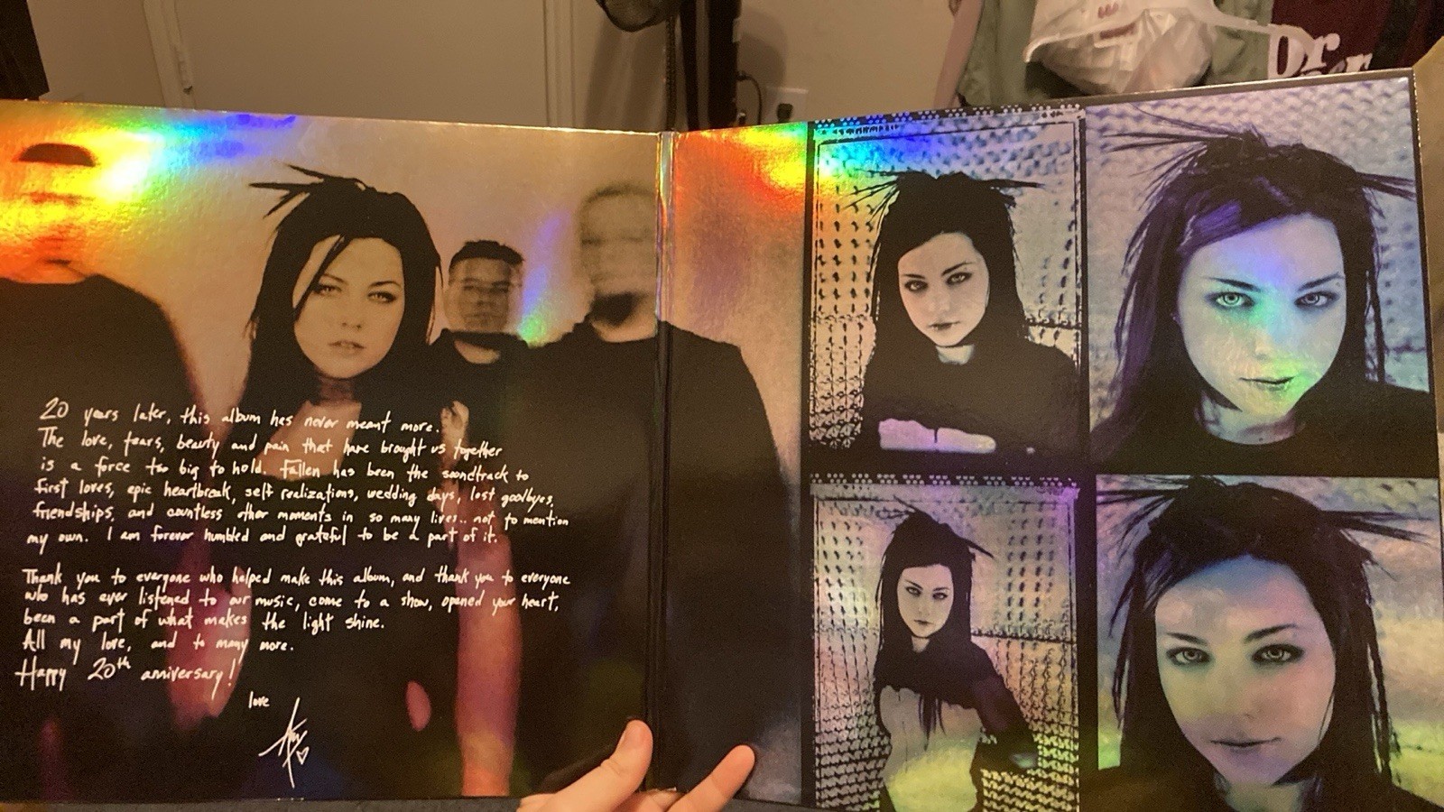 Evanescence Fallen 20th Anniversary Vinyl Record – Rock Album Edition