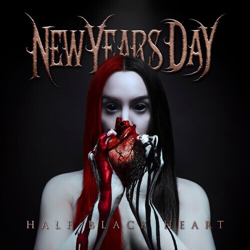 New Years Day – Half Black Heart [New Vinyl LP] Colored Vinyl, Silver