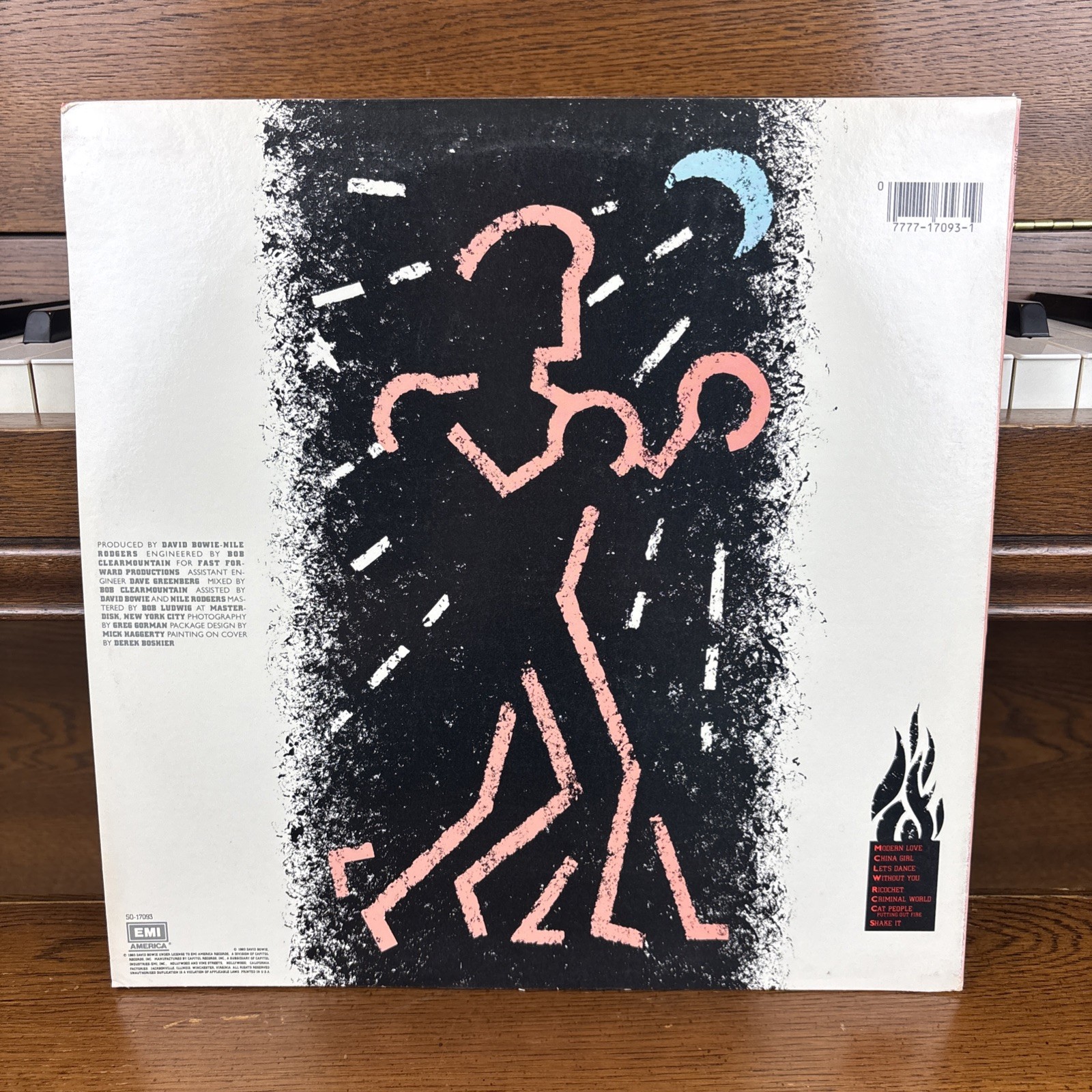 David Bowie ~ Let’s Dance ~ Vinyl LP ~ 1983 EMI ~ SO-17093 ~ Pop Rock