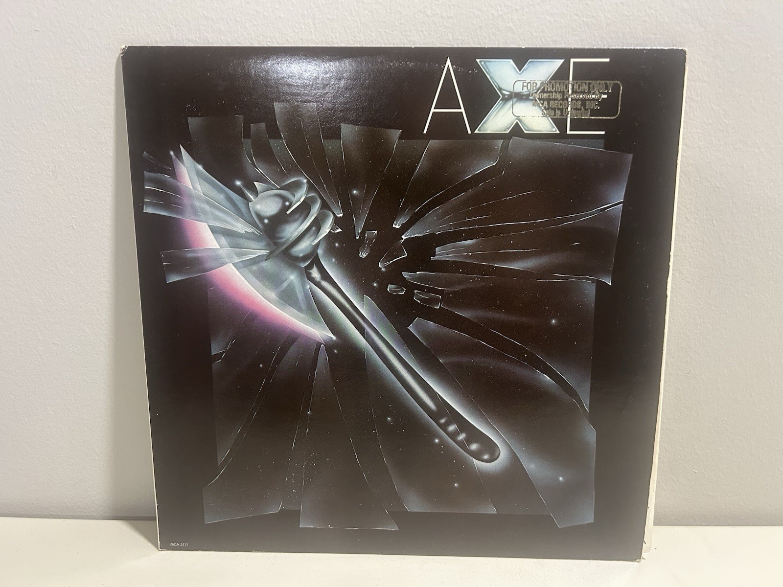Axe Axe Debut Lp Usa Mca PROMO Issue With Insert 1970s Hard Rock Curb Records