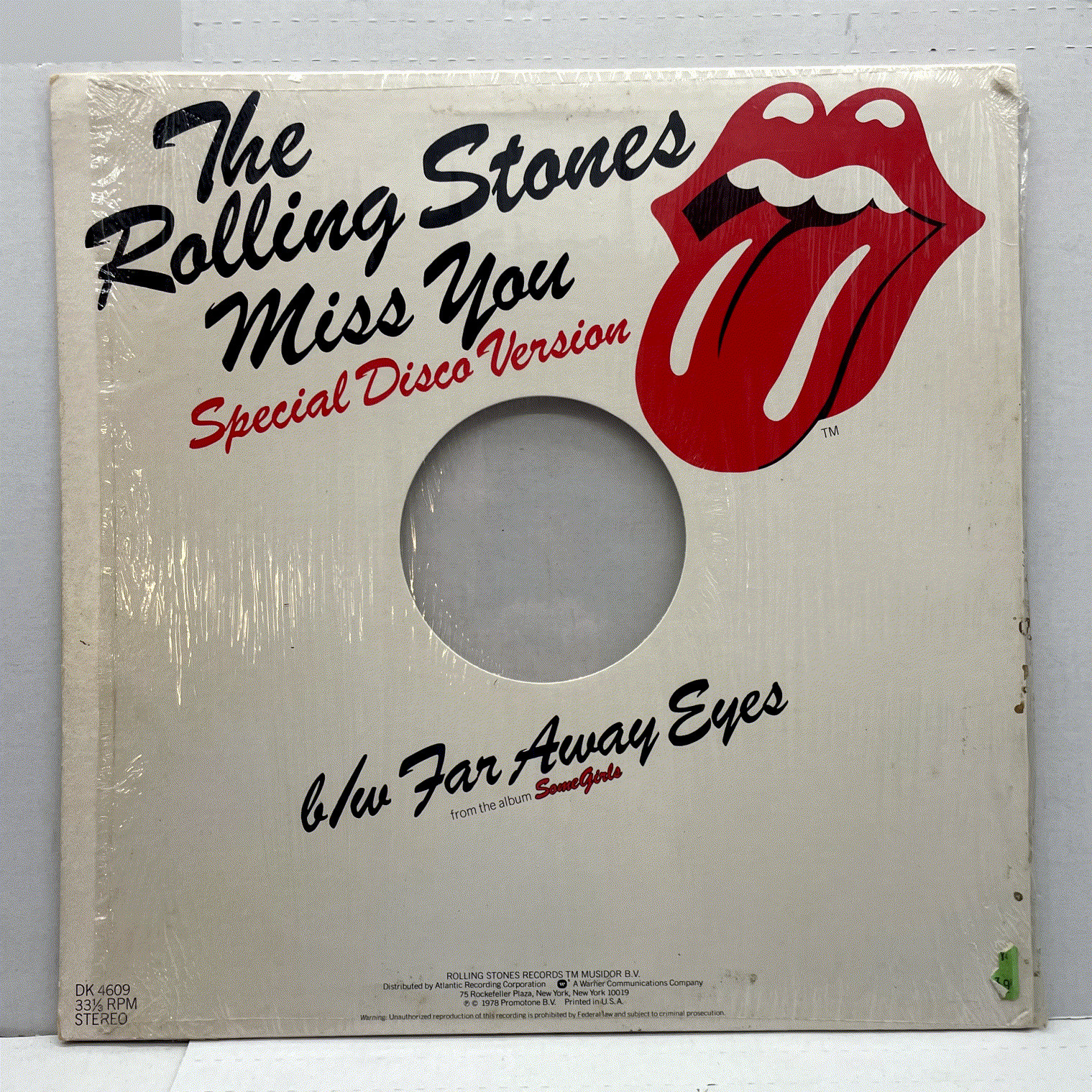The Rolling Stones – Miss You Special Disco Version Maxi-Single 12″