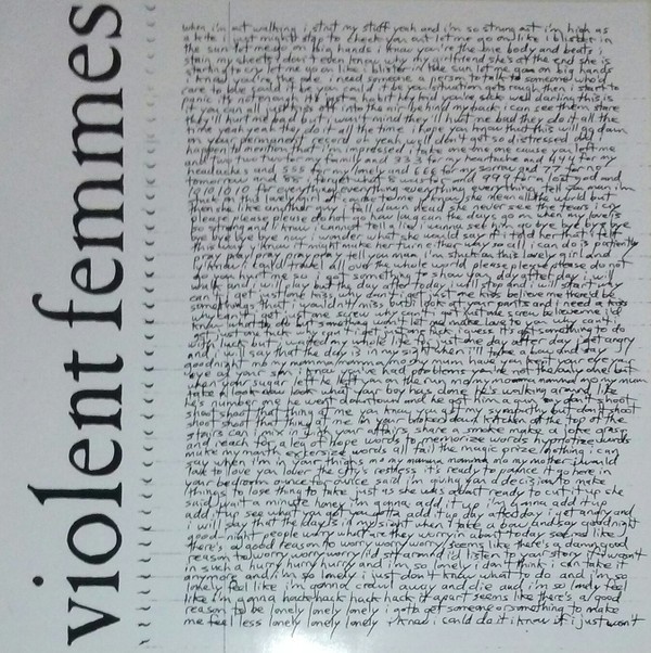 Violent Femmes – Violent Femmes (LP) (Mint (M)) – 4216025139