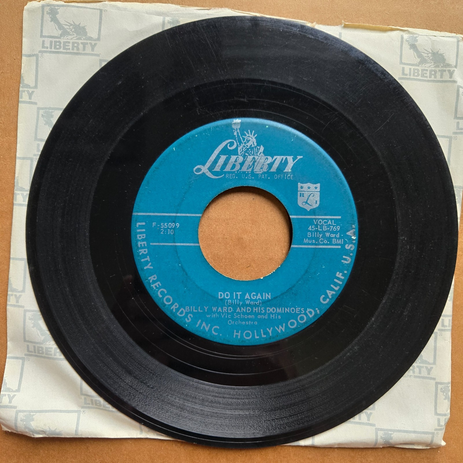 BILLY WARD Deep Purple/Do It Again 45 7″ Record Vinyl Records