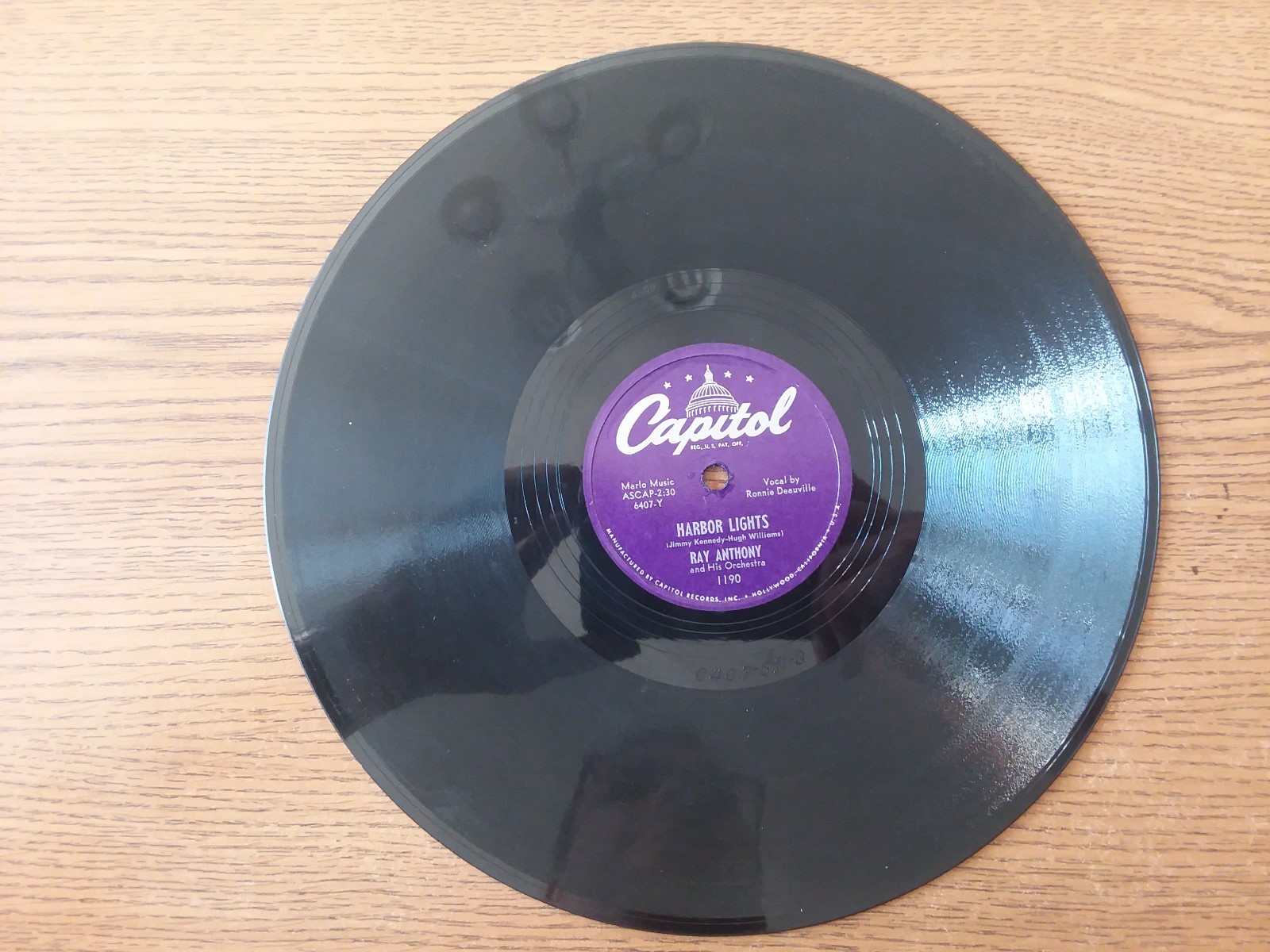 1950 RARE EXC-RAY ANTHONYHarbor Lights/Nevertheless I’m In Love With You 1190 78
