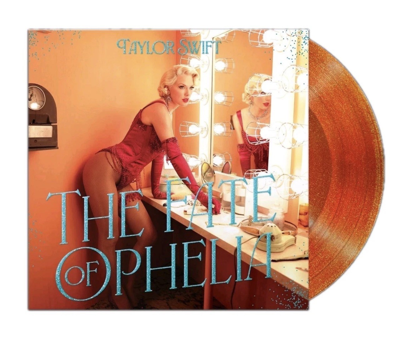 Taylor Swift – The Fate of Ophelia 7″ Vinyl (ORANGE GLITTER COLOR)