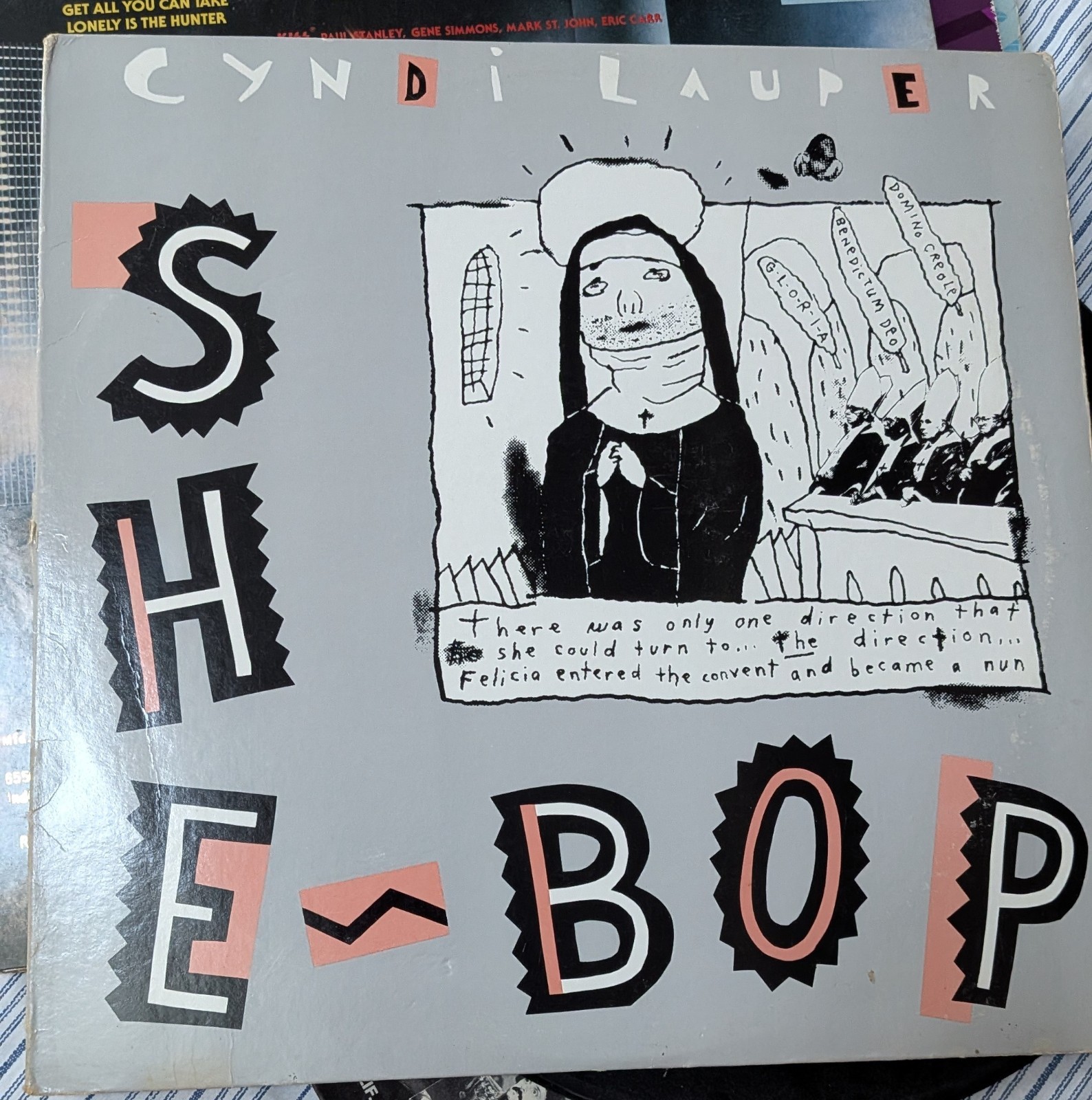 Cyndi Lauper, She Bop (Dance Mix & Instrumental) 12” Vinyl LP Record 1984, Maxi