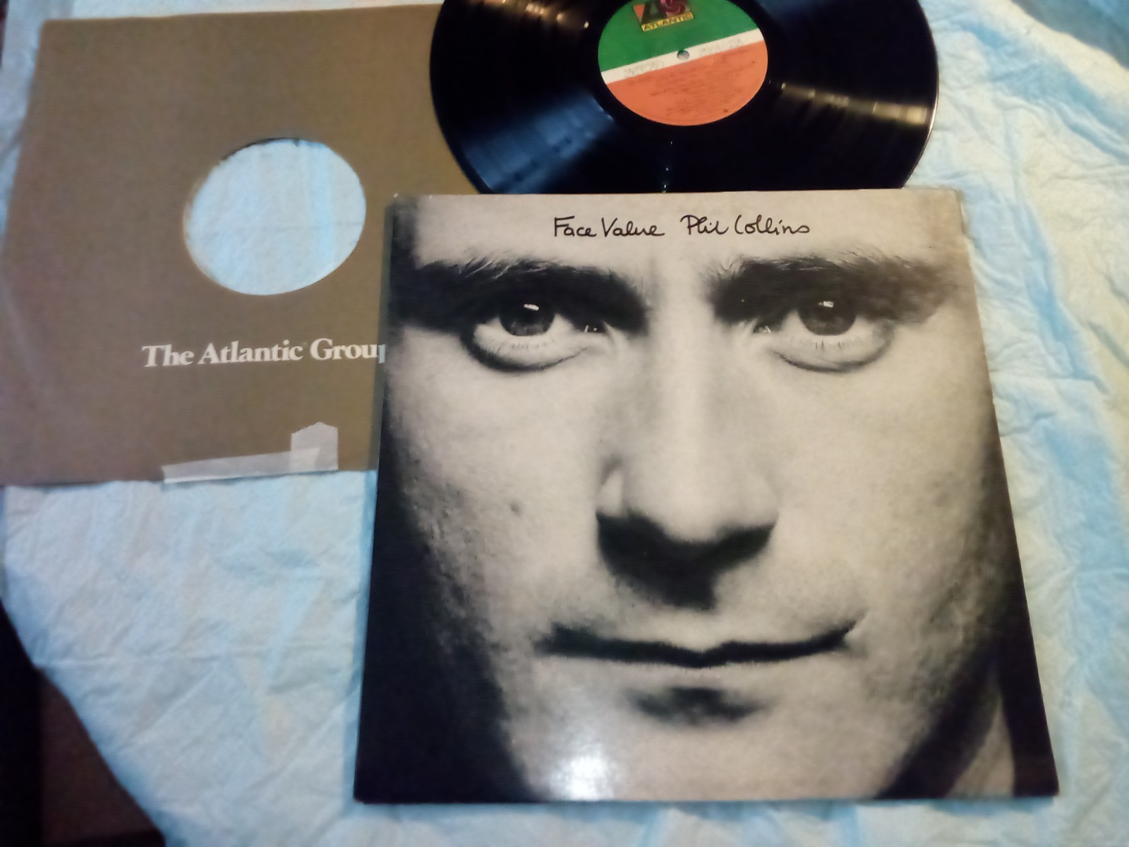 PHIL COLLINS FACE VALUE LP VG+/VG+
