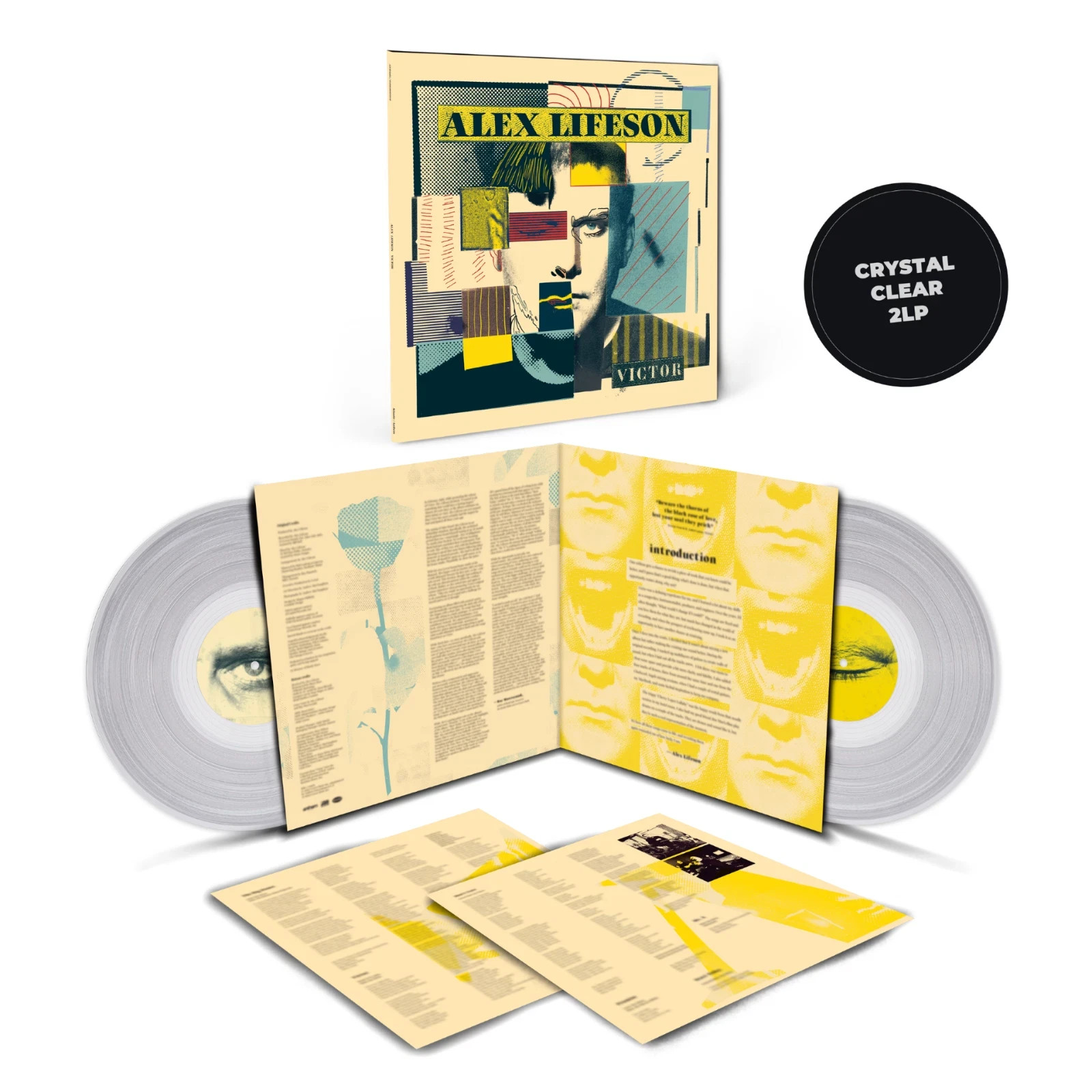Alex Lifeson – Victor CRYSTAL CLEAR COLORED Vinyl 2xLP 1st Pressing NEW SEALED