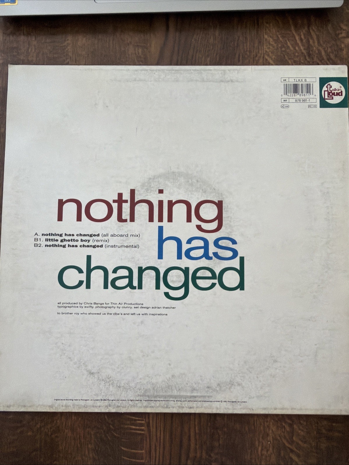 Galliano – Nothing Has Changed (12″, Single)
