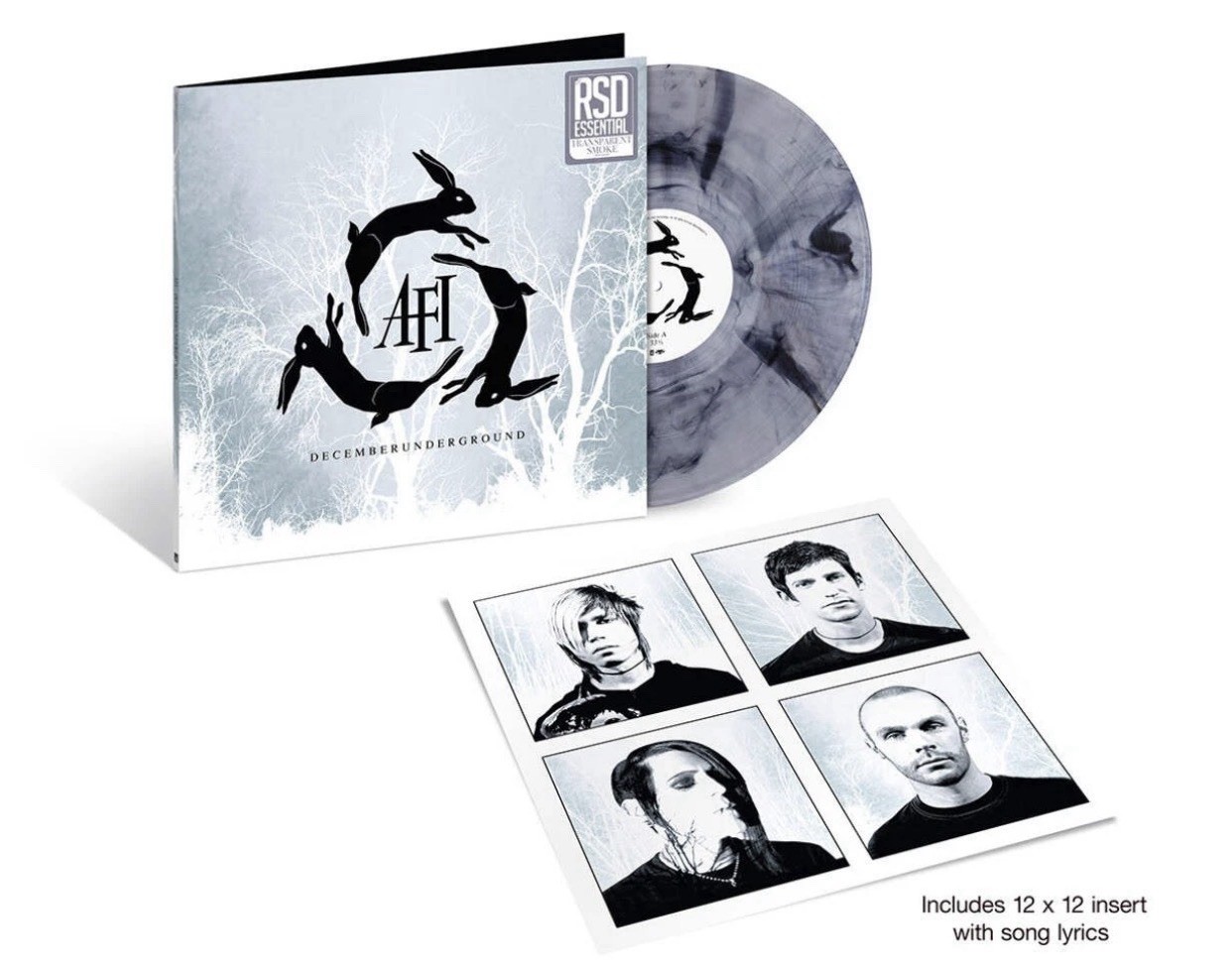 AFI • Decemberunderground • 20th Anniversary Transparent Smoke RSD Vinyl LP