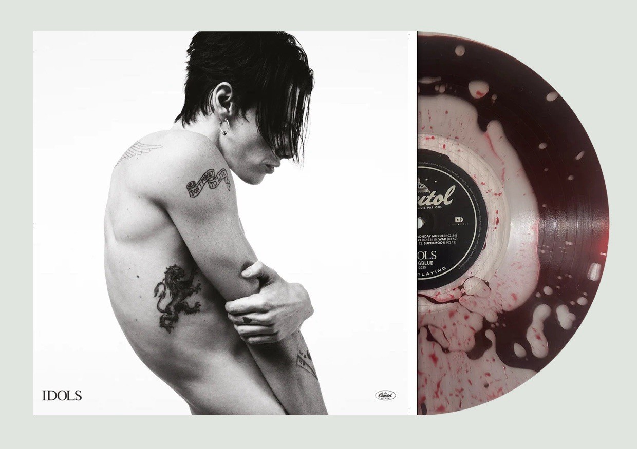 Yungblud Idols Blood Filled Liquid Vinyl Record And Exclusive Postcard …!
