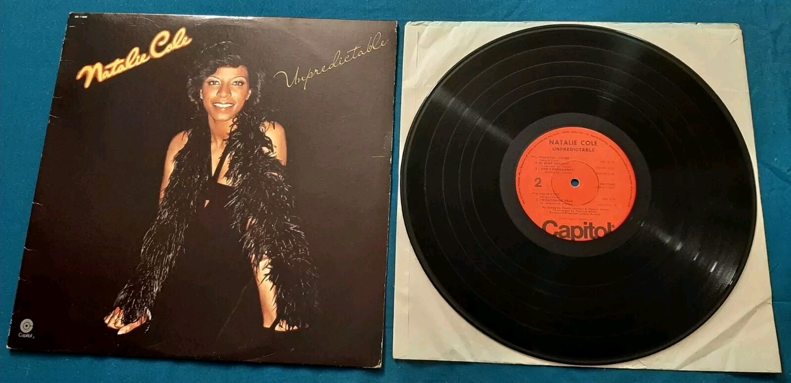 Natalie Cole LP Unpredictable 1977 Capitol SW-11600 vg+