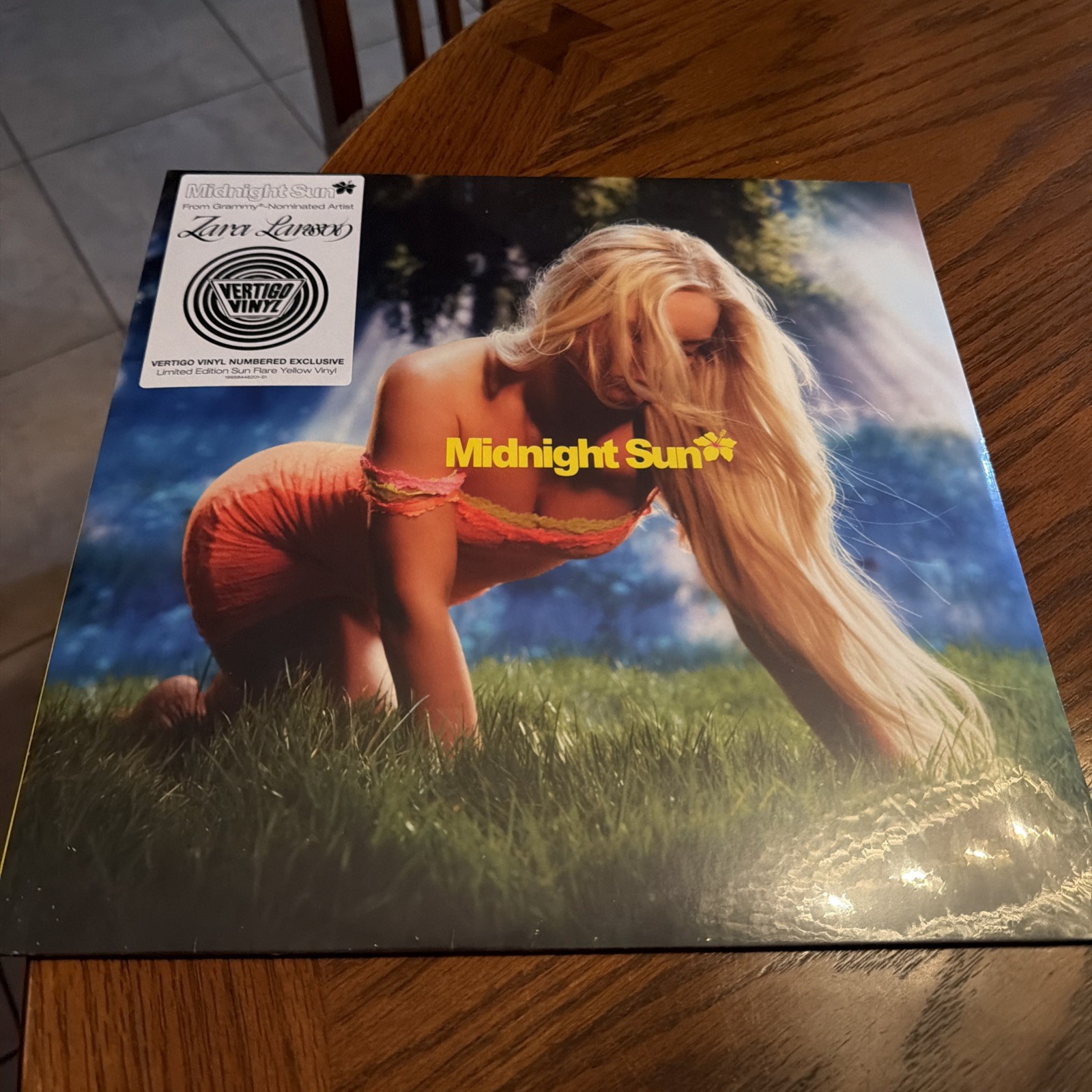 Zara Larsson – Midnight Sun Yellow Marble VV Vertigo Exclusive Vinyl LP /3000 X2