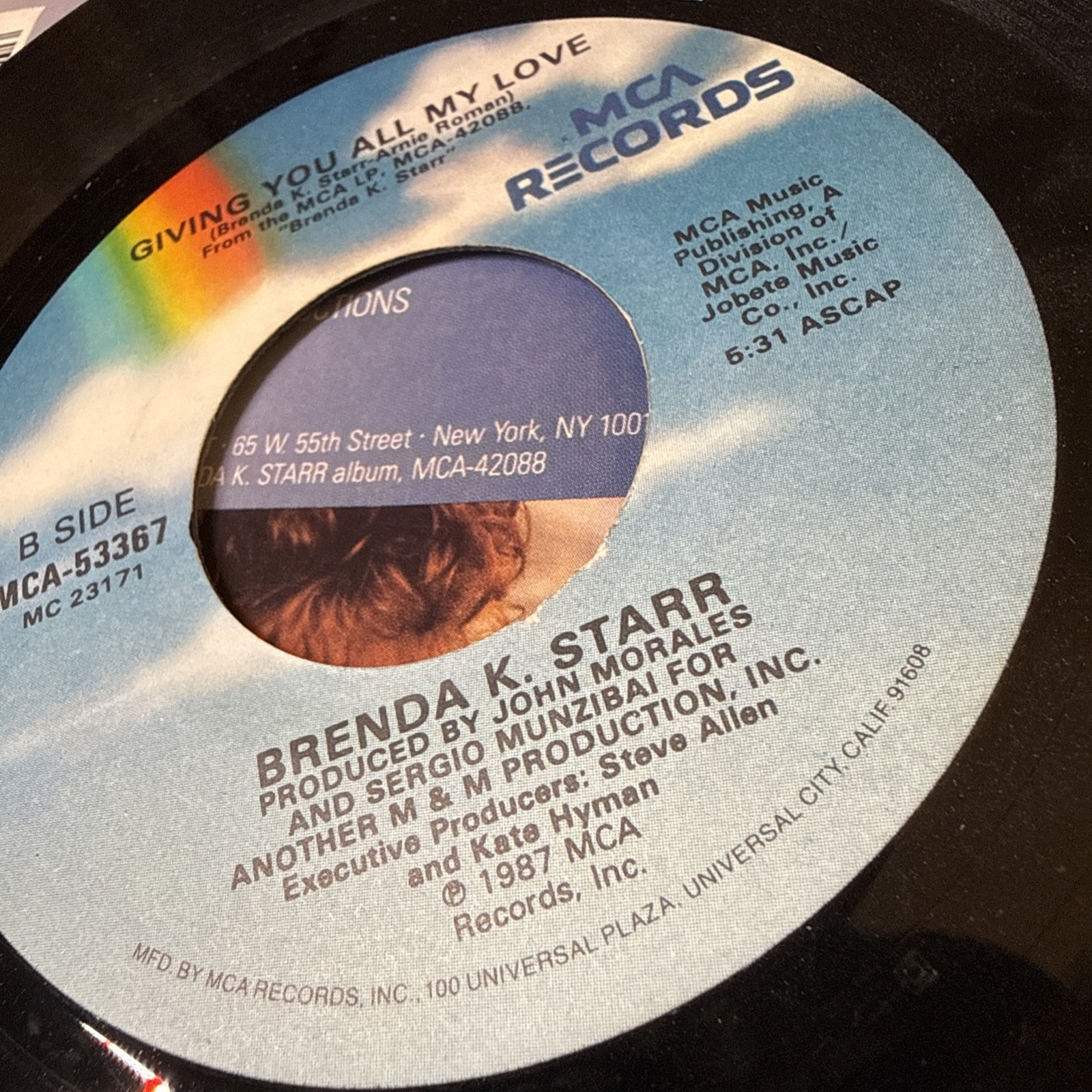 Brenda K Starr What You See Is What You Get Vtg 45 Vinyl Record Picture Sleeve