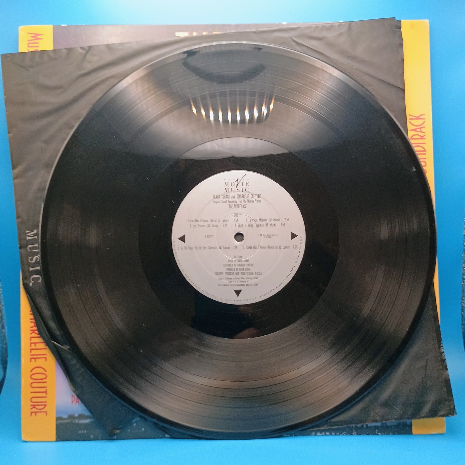 The Moderns Original Motion Picture Soundtrack Vinyl LP Mark Isham 1988 90922-1
