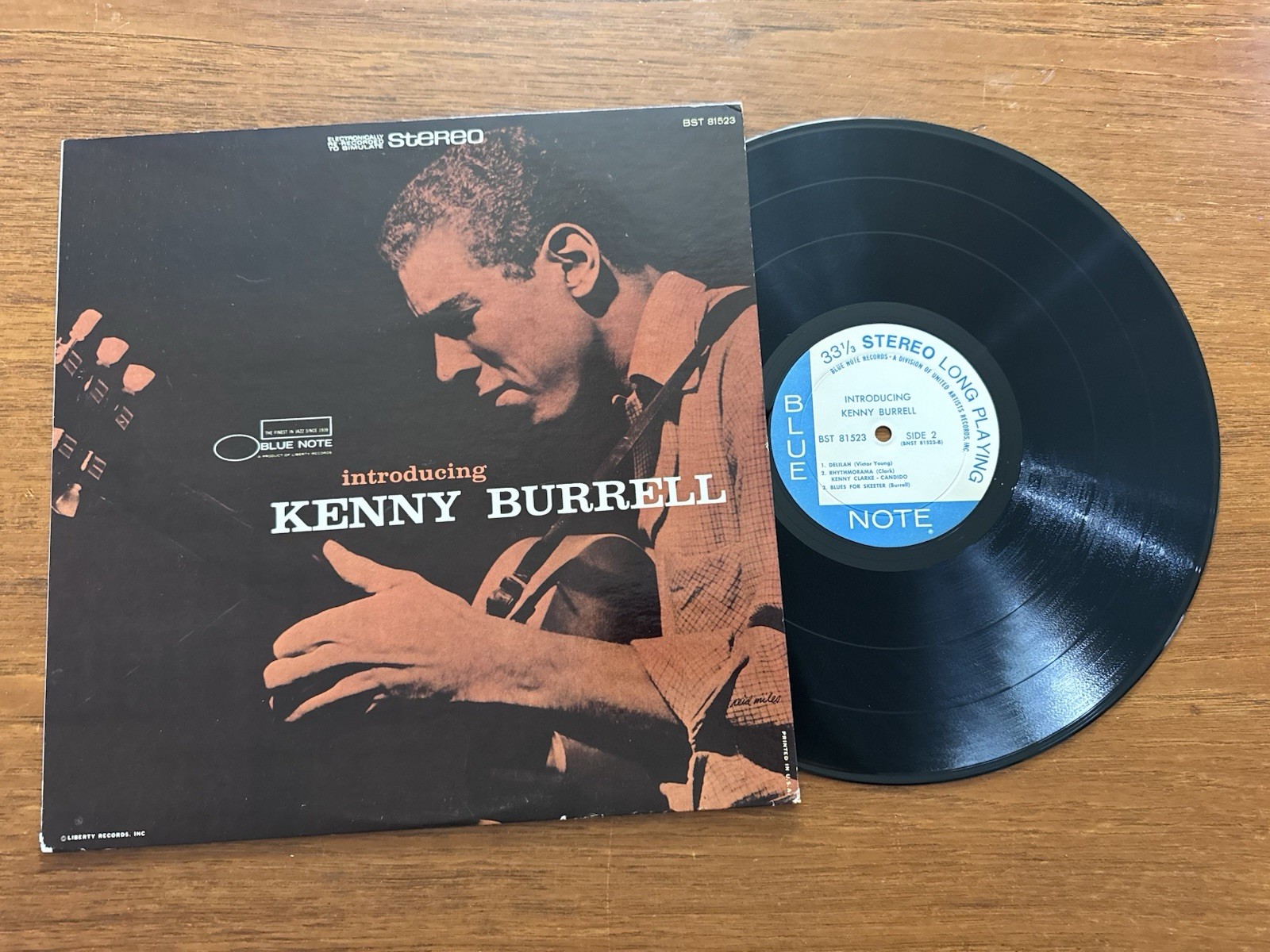 Kenny Burrell Introducing Kenny Burrell – Blue Note BST 81523 NM Vinyl Jazz UA