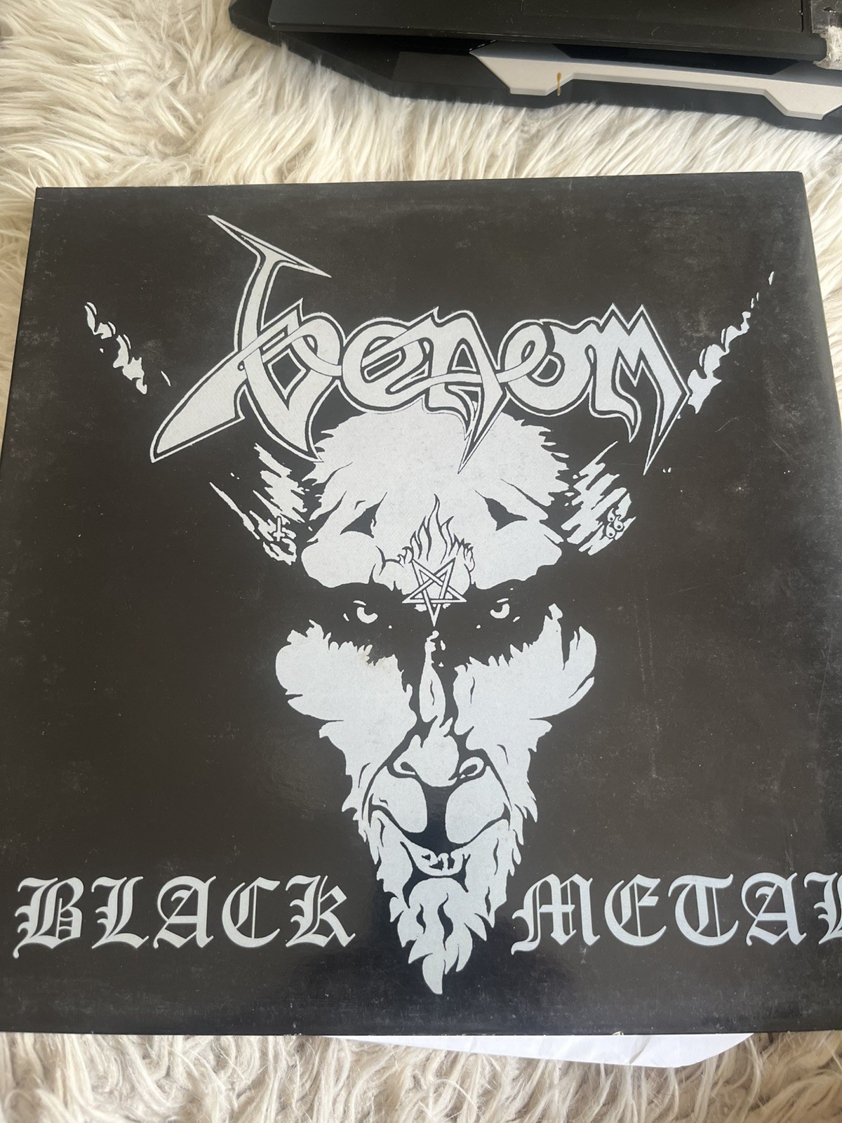 Venom – Black Metal (2002 Earmark Clear Vinyl LP) – Sanctuary Records Reissue
