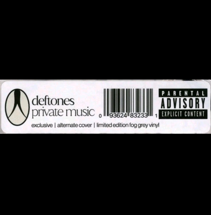 Deftones – Private Music [Indie-Exclusive Grey Fog Colored Vinyl] NEW Vinyl Oop
