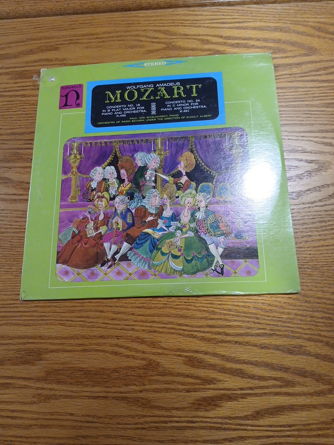Nonesuch Wolfgang Amadeus Mozart Concerto No. 18 & No. 24 Stereo LP New Sealed