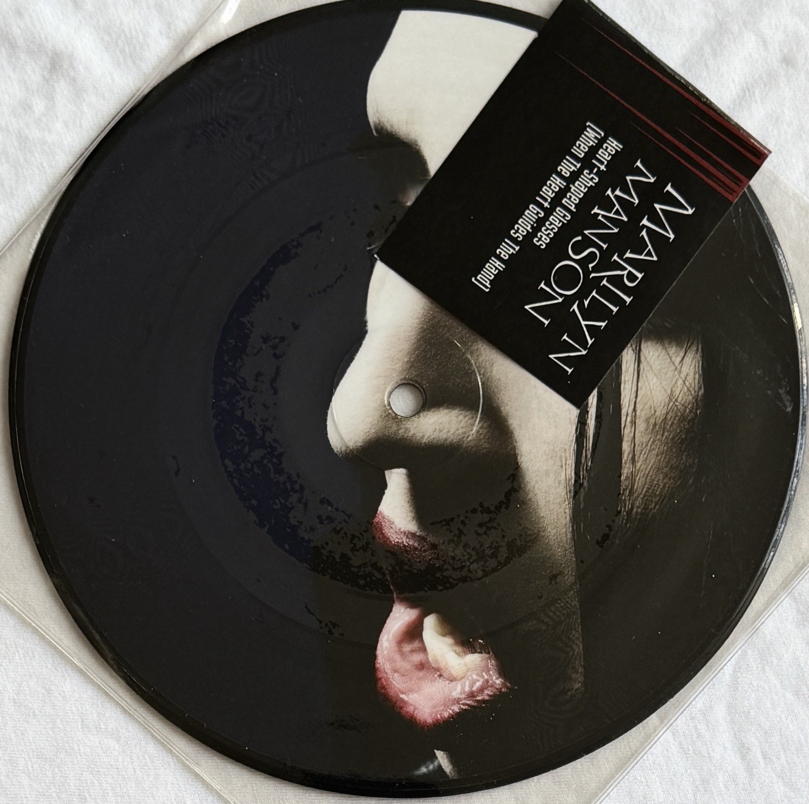 MARILYN MANSON -Heart Shaped Glasses- Rare UK 7” Picture Disc SEALED (Vinyl)