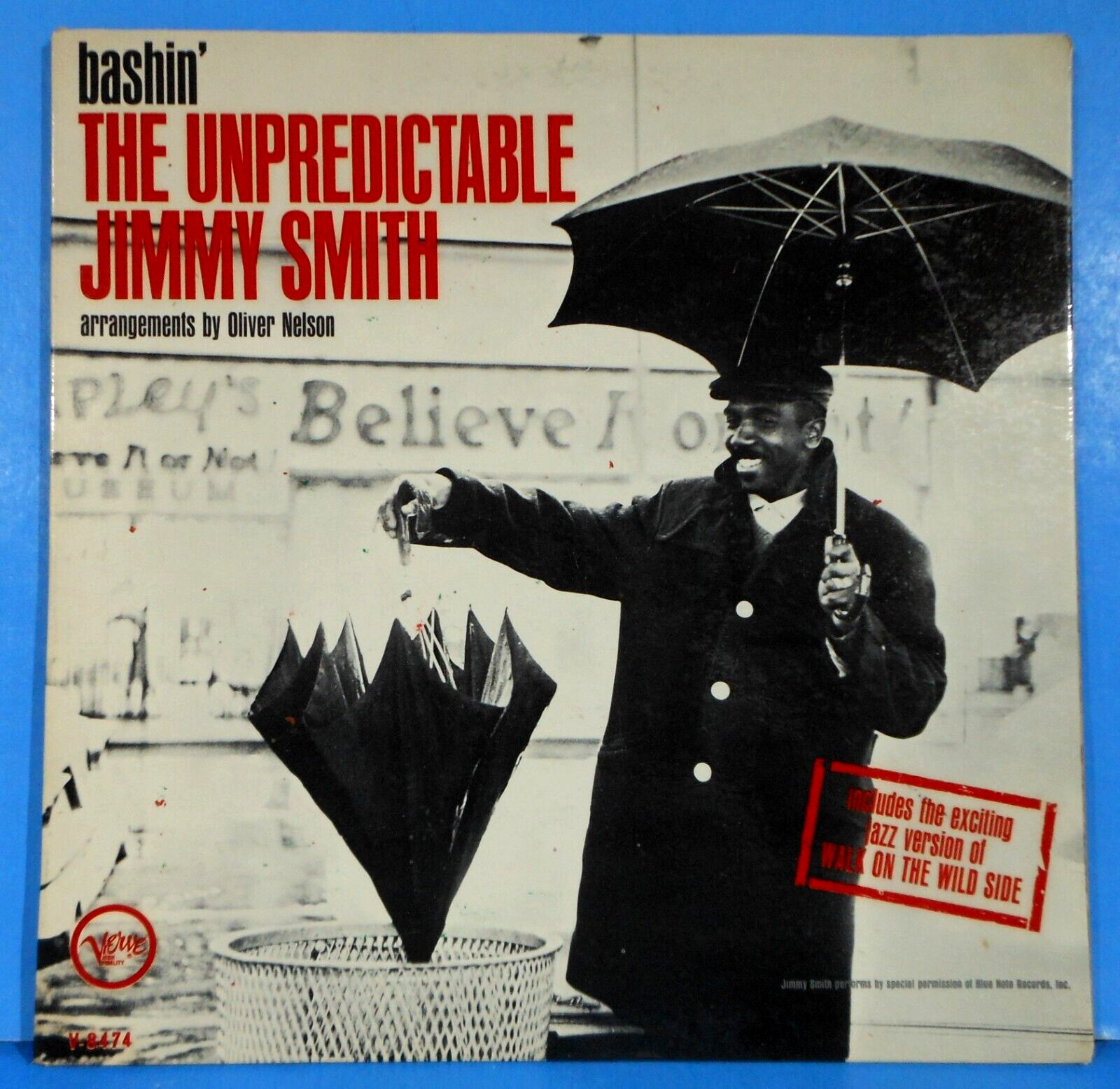 BASHIN’ THE UNPREDICTABLE JIMMY SMITH 1962 MONO GREAT CONDITION! VG+/VG++!!C