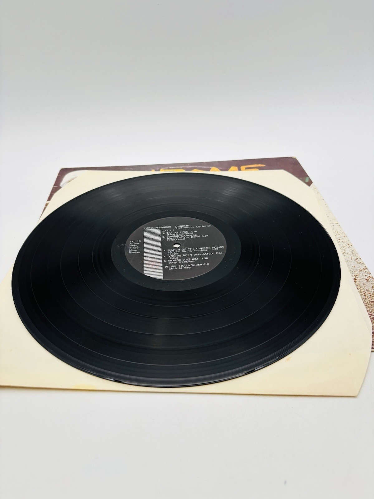 CHROME half machine lip moves SIREN 12″ LP 33 RPM 1979