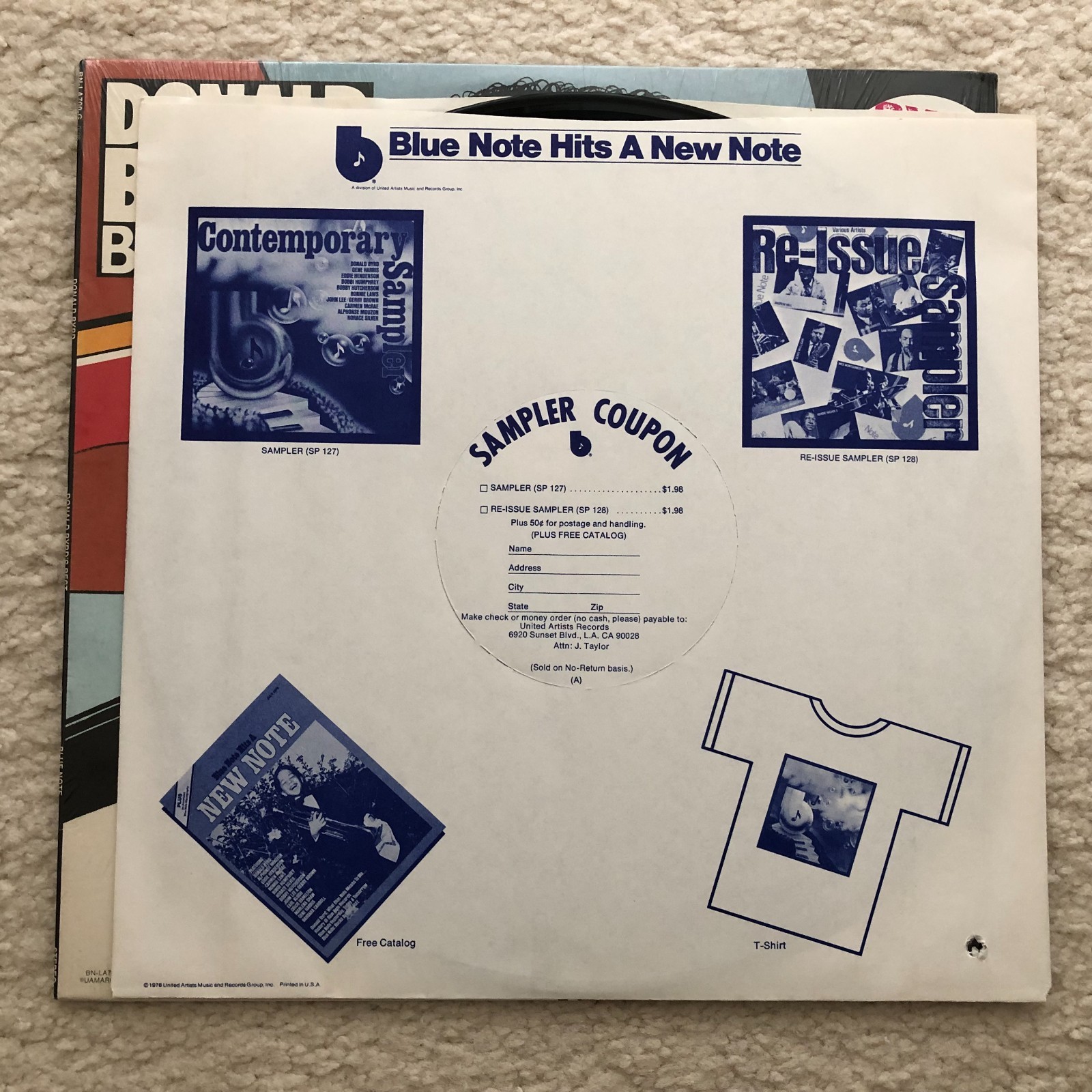 Donald Byrd – Donald Byrd’s Best, 1976 Blue Note BN-LA628