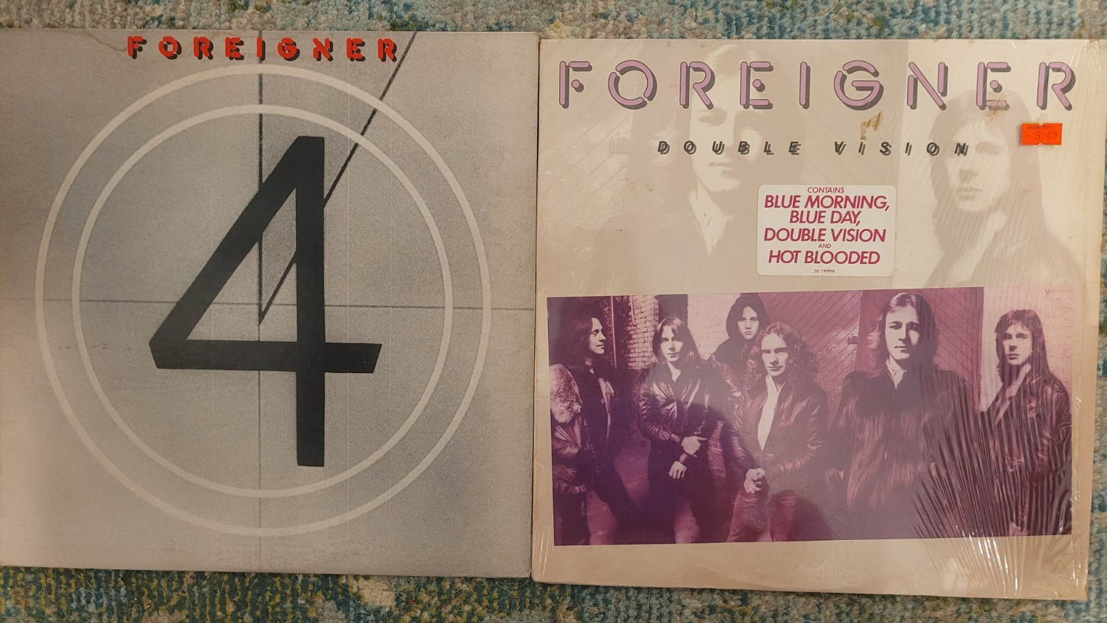 Foreigner – 2 LP LOT. 4 (Four) AND Double Vision BOTH VERY NICE! VG++
