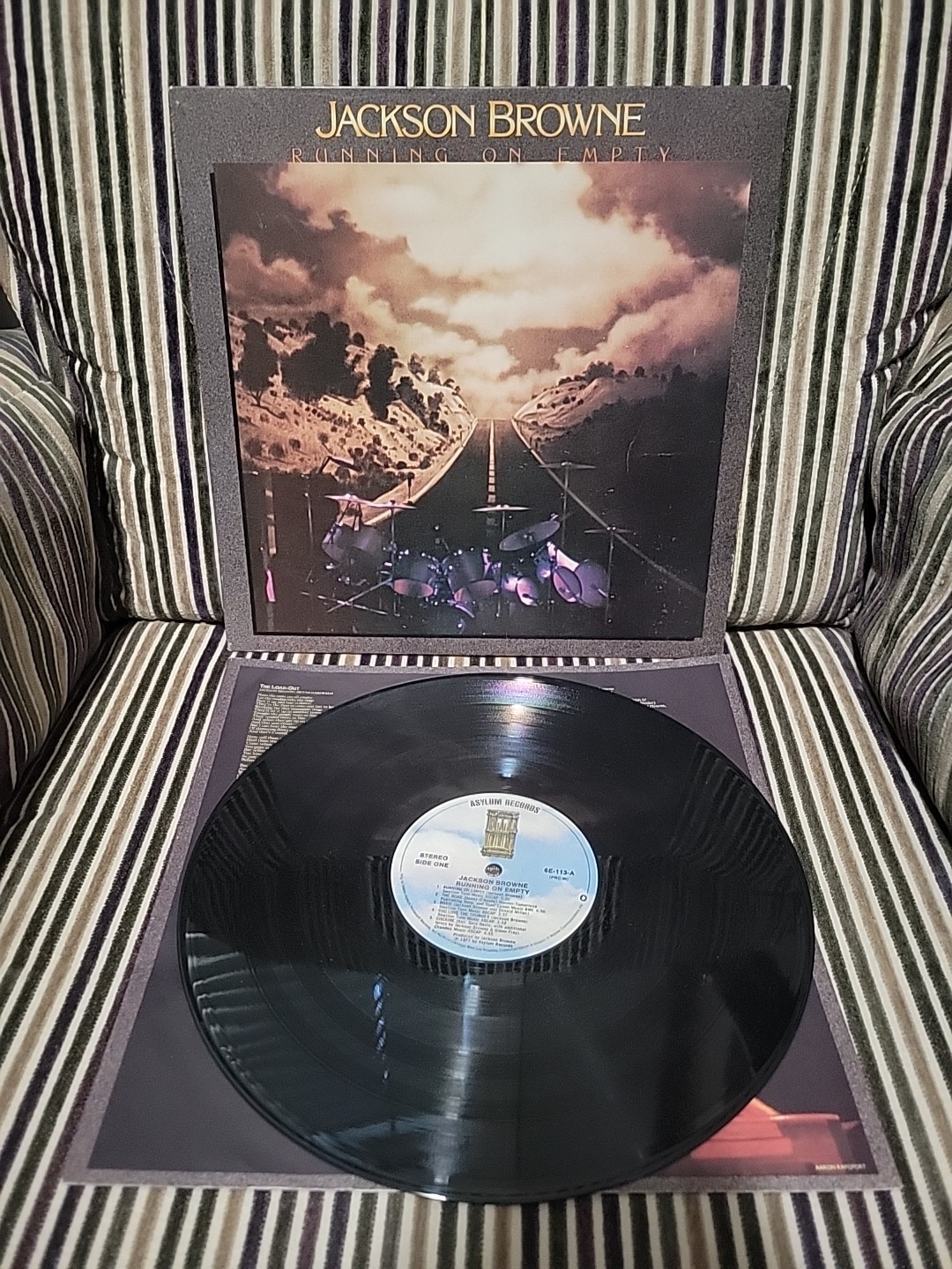 Jackson Browne-“Running On Empty”-Asylum 6E 113-Stereo-1977