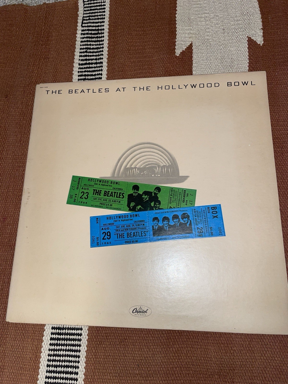 1977 BEATLES at the HOLLYWOOD BOWL Vinyl Capitol SMAS-11638 LP VG+