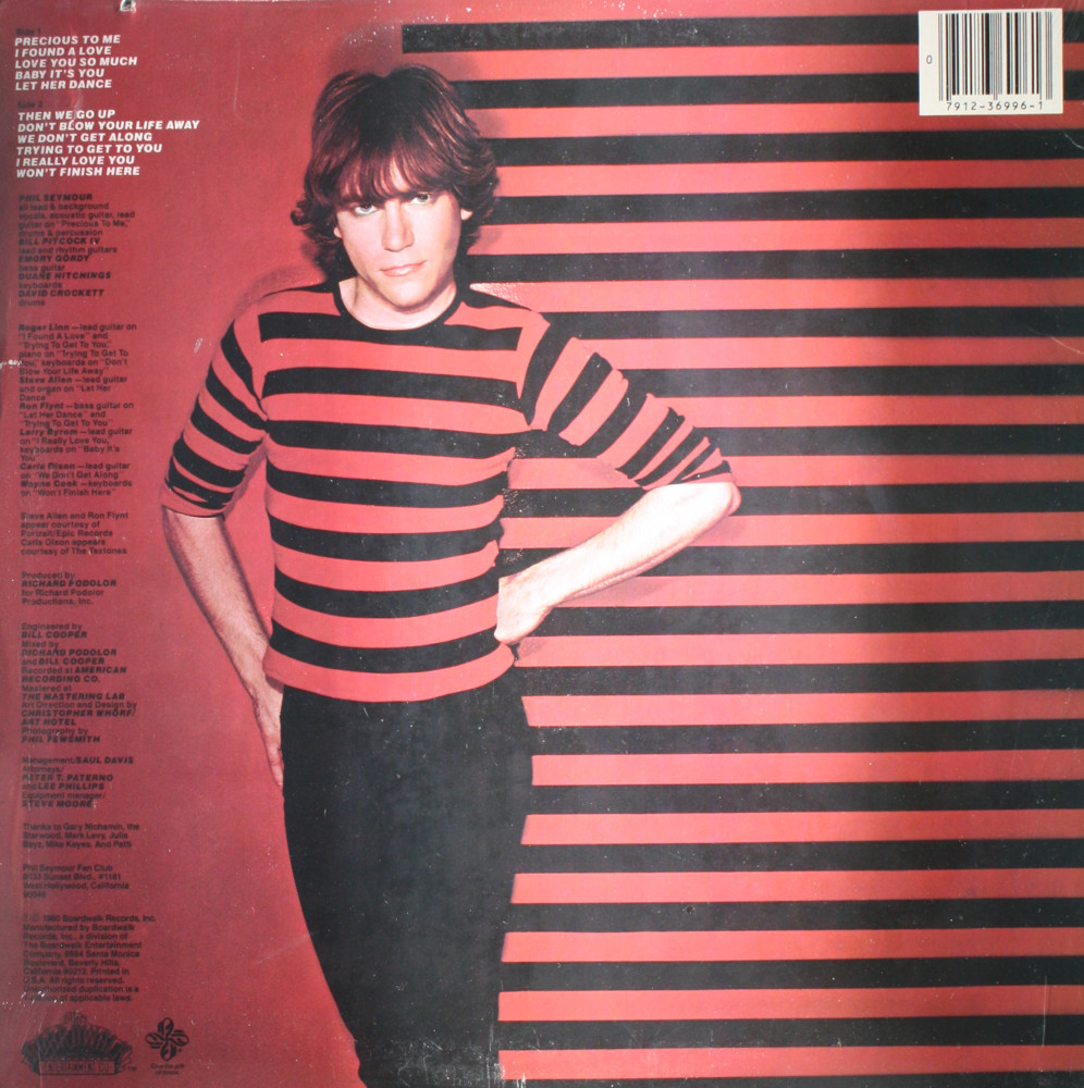 PHIL SEYMOUR Self Titled – NEW SEALED 1980 Vinyl LP Record Power Pop Rock 36996